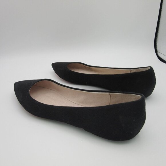 Joe's Jeans Black Flats Women's 6 Slip-on Pointed Toe Business - Picture 4 of 8